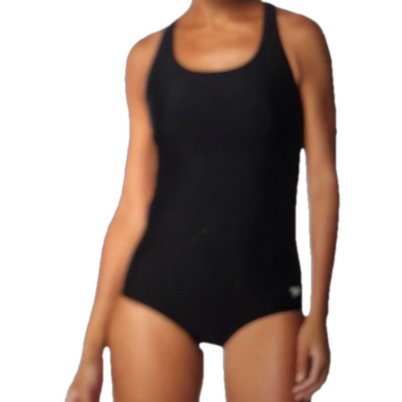 NWT Speedo Moderate Ultraback Long Swimsuit Sz 8L - Picture 1 of 9